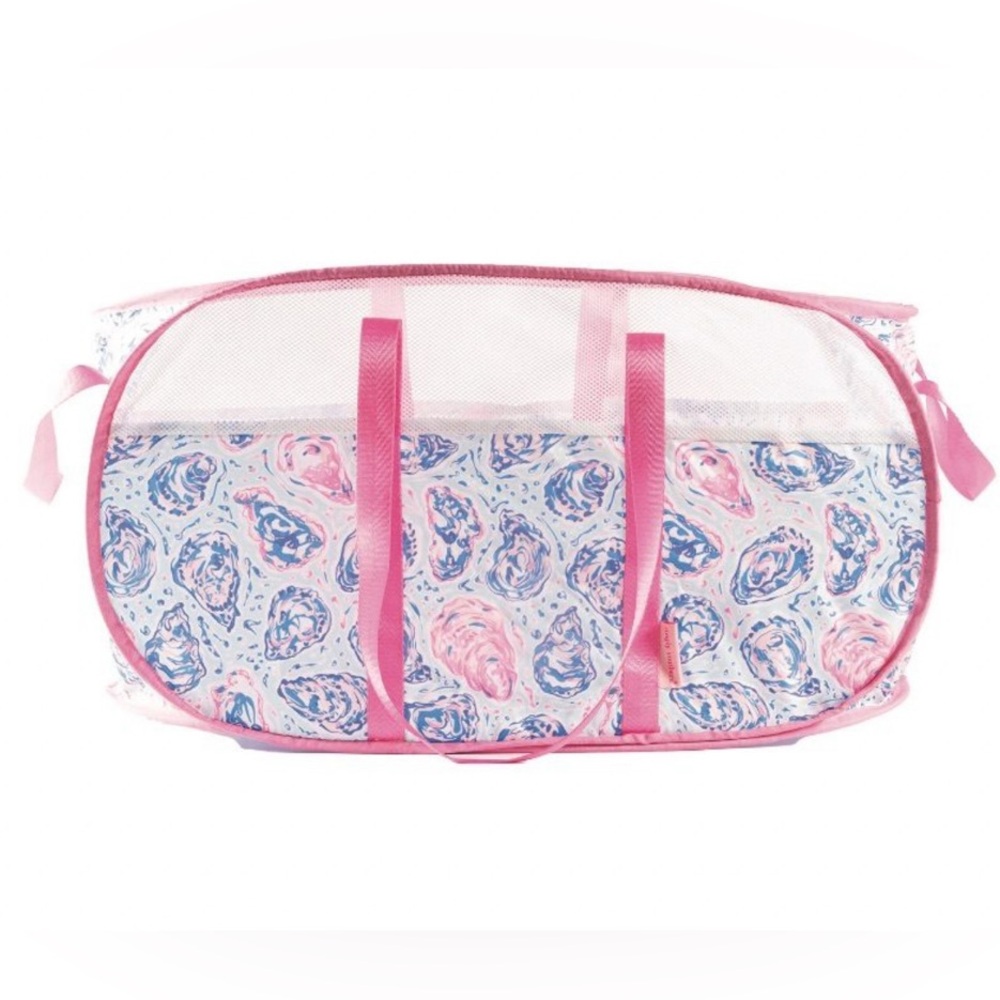 BNWT Simply Southern Pop Up Trunk Tote - Oyster Print